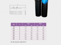 ỐNG GÂN SÓNG 2 LỚP TIỀN PHONG